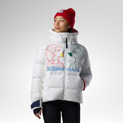 Geaca schi dama Rossignol JCC W Allsnow down ski jacket White