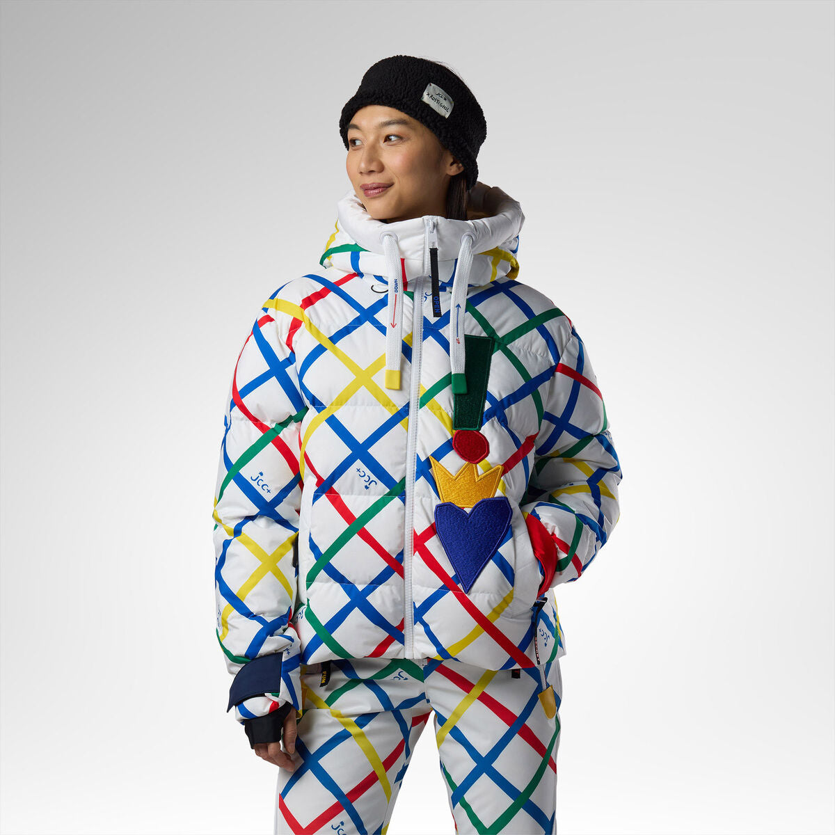 Geaca schi dama Rossignol JCC W Allsnow down ski jacket Multicolor print