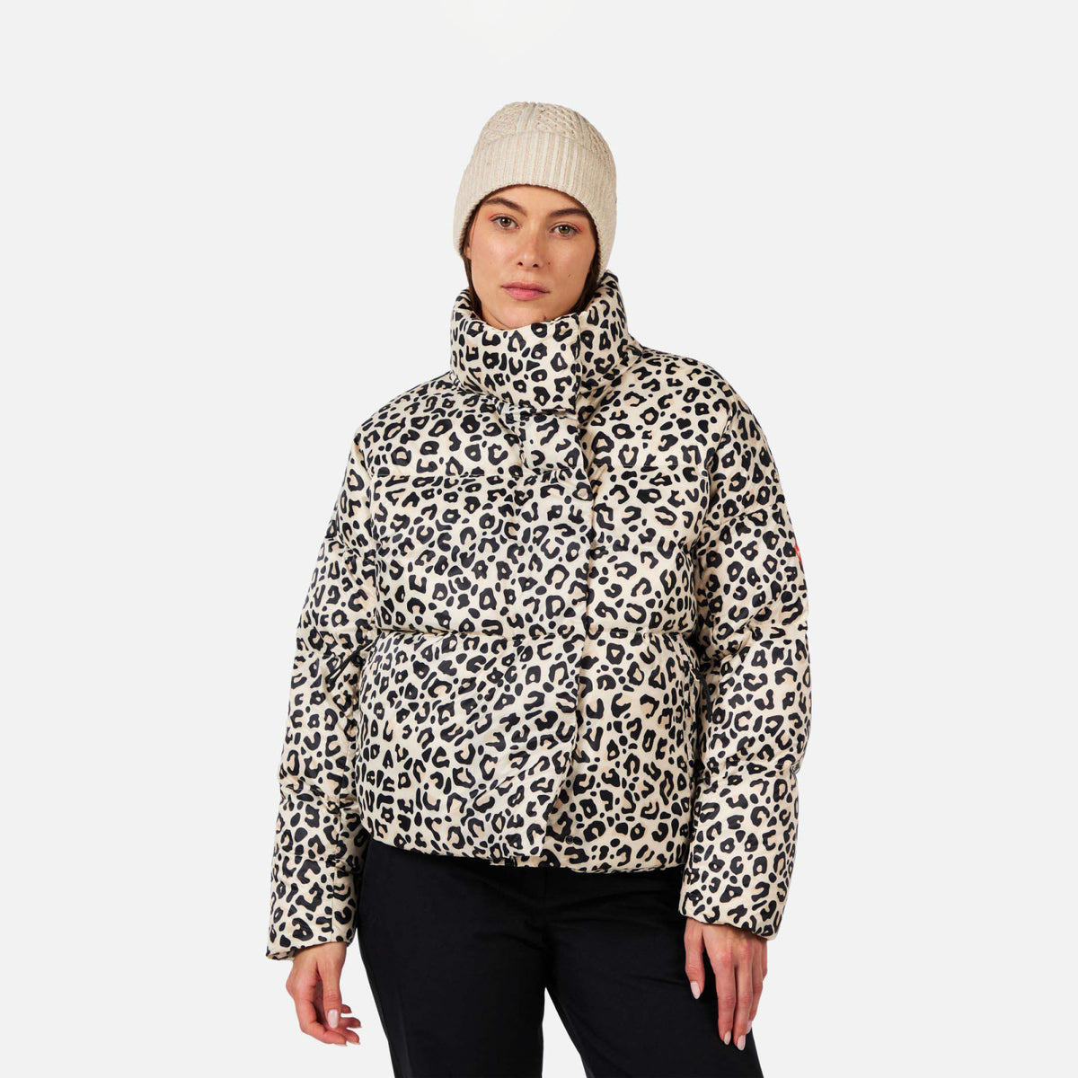 Geaca dama Rossignol ARETU ALLOVER DOWN Nature Wild Leopard