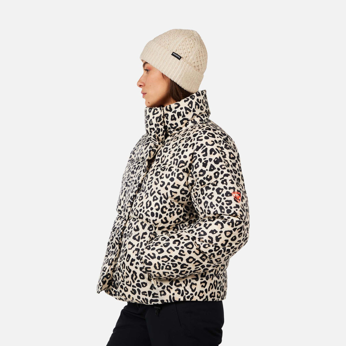 Geaca dama Rossignol ARETU ALLOVER DOWN Nature Wild Leopard