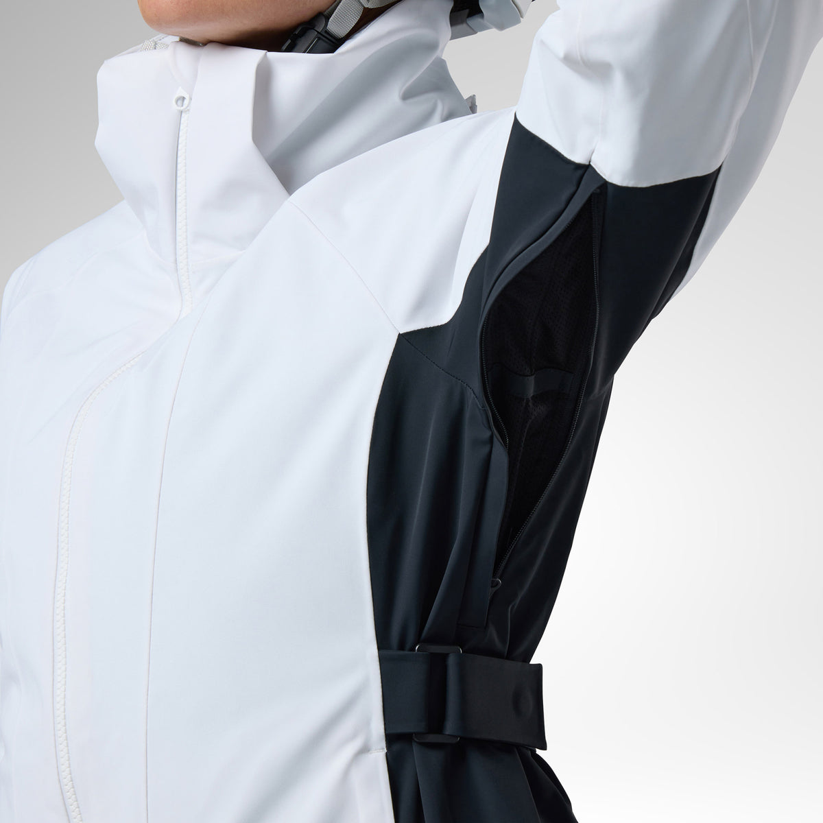 Geaca schi dama Rossignol - W 4WS Blackside insulated - Black white