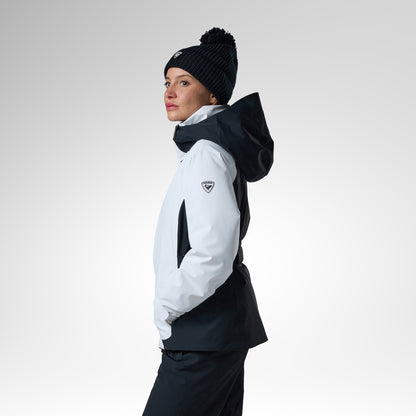 Geaca schi dama Rossignol - W 4WS Blackside insulated - Black white