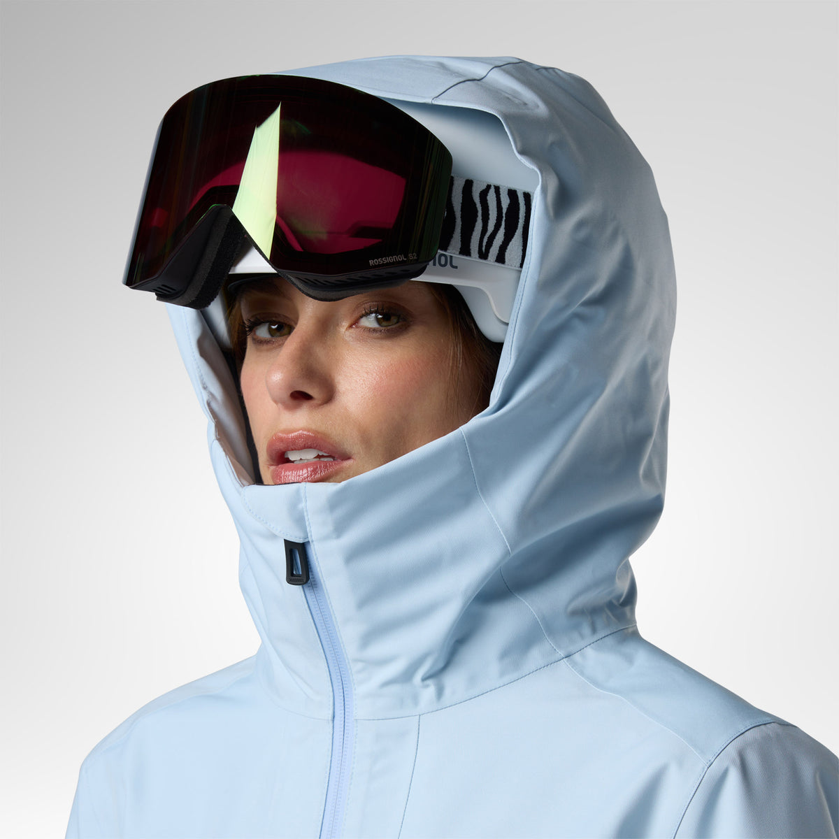 Geaca schi dama Rossignol - W Rochrun insulated - Blue aura windward blue