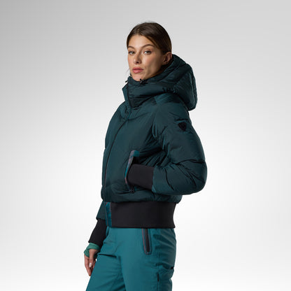 Geaca schi dama Rossignol W Snowblaze down bomber - Transformative teal