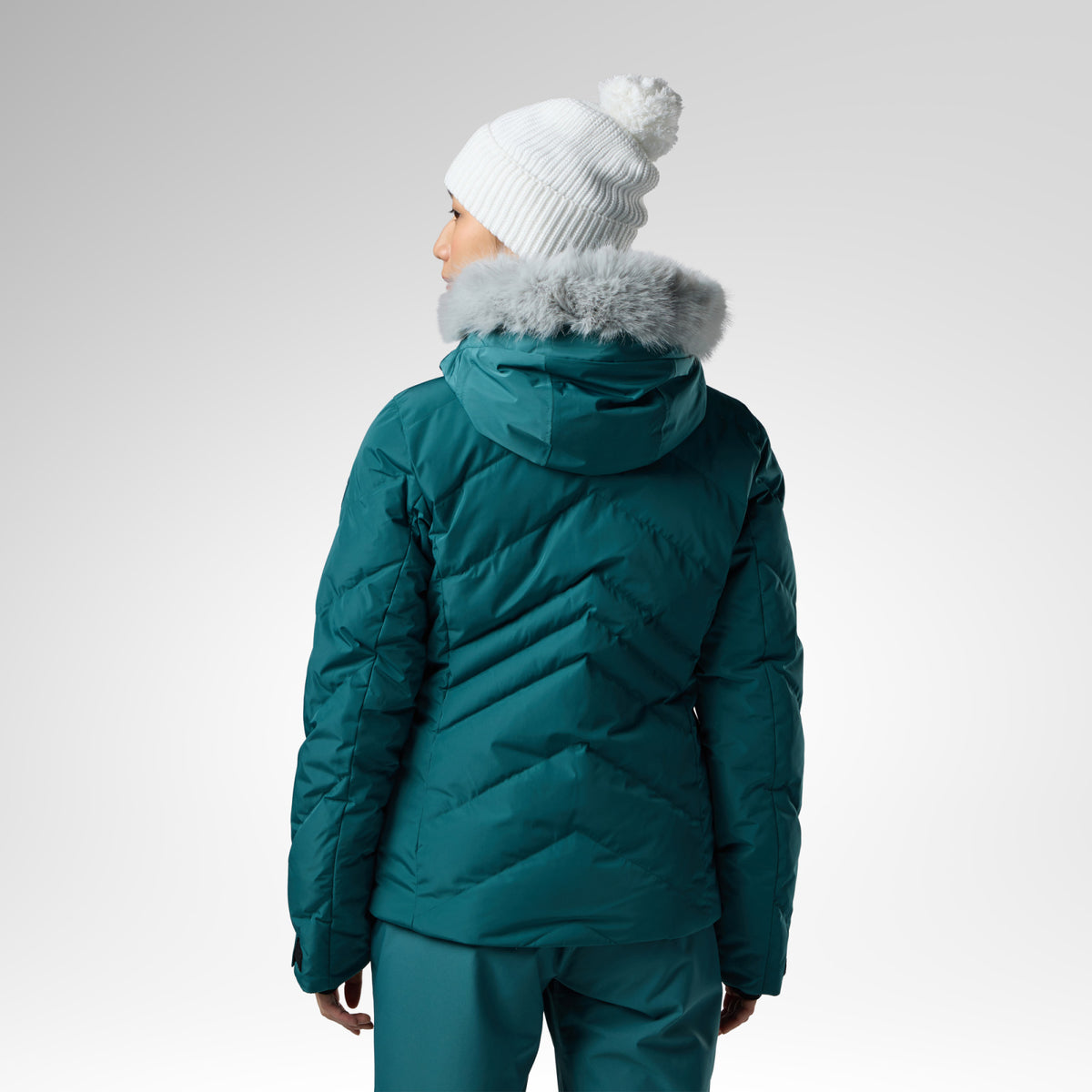 Geaca schi dama Rossignol - W staci insulated - Transformative teal pearly
