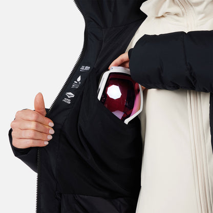 Geaca schi dama Rossignol WISPILE RIPSTOP DOWN Black