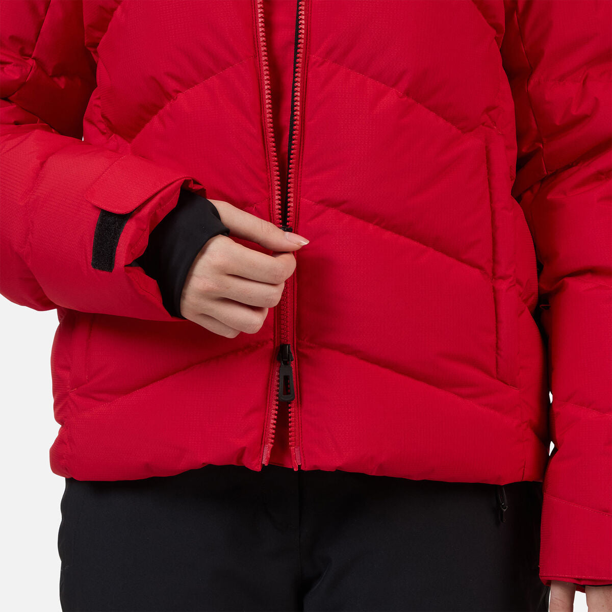 Geaca schi dama Rossignol WISPILE RIPSTOP DOWN Ruby Red