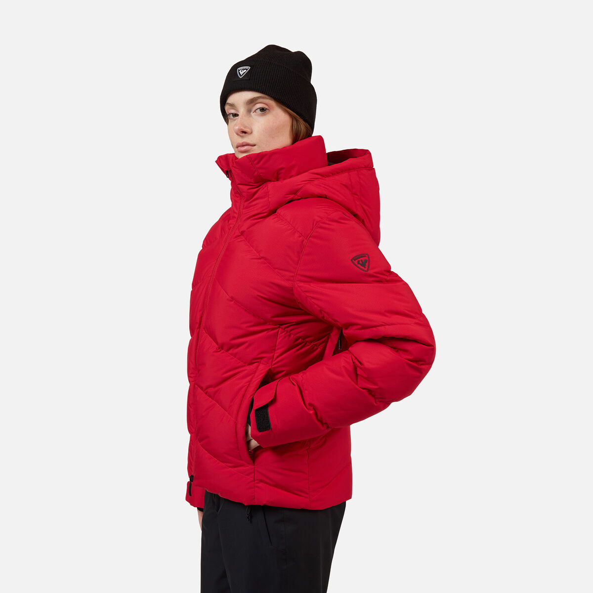 Geaca schi dama Rossignol WISPILE RIPSTOP DOWN Ruby Red