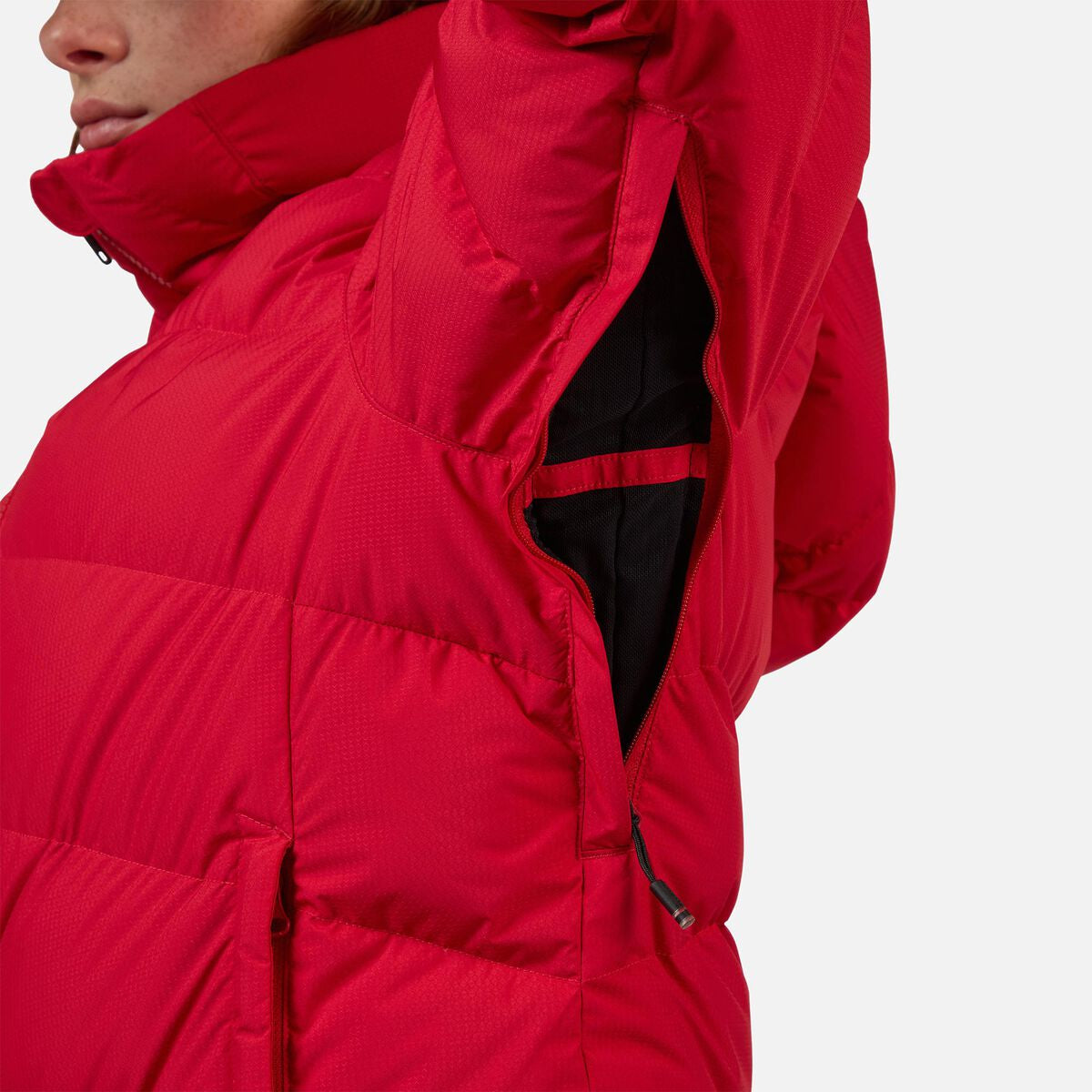 Geaca schi dama Rossignol WISPILE RIPSTOP DOWN Ruby Red