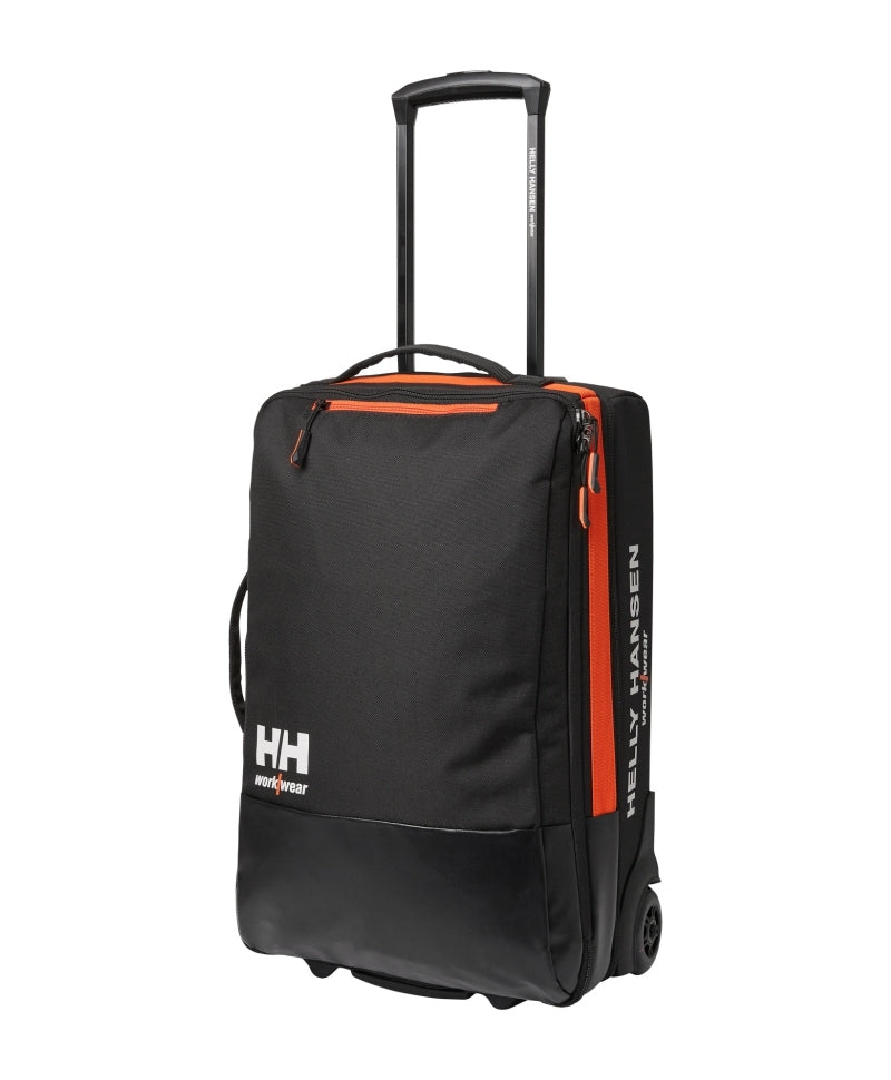 Geanta voiaj cu role Helly Hansen Kensington 45 litri, 5 compartimente, impermeabila, neagra, STD