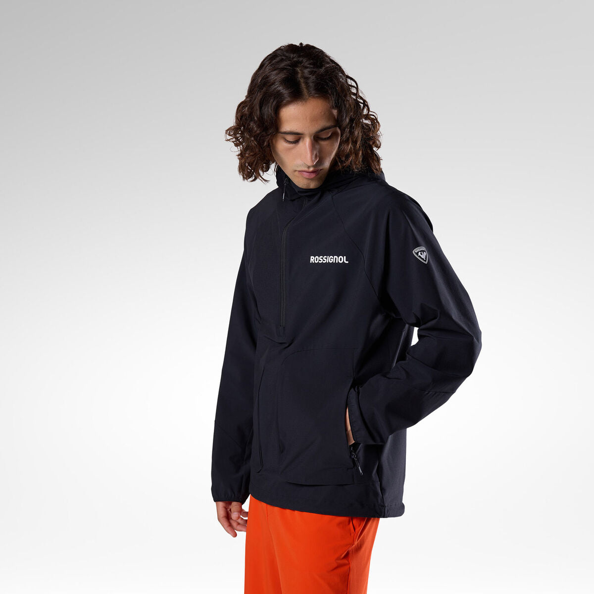 Hanorac barbati Rossignol M STRETCH ANORAK - Black