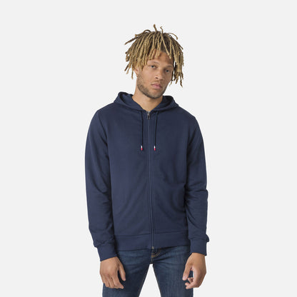 Hanorac barbati Rossignol LOGO SWEAT FZ HOOD FL - Dark navy