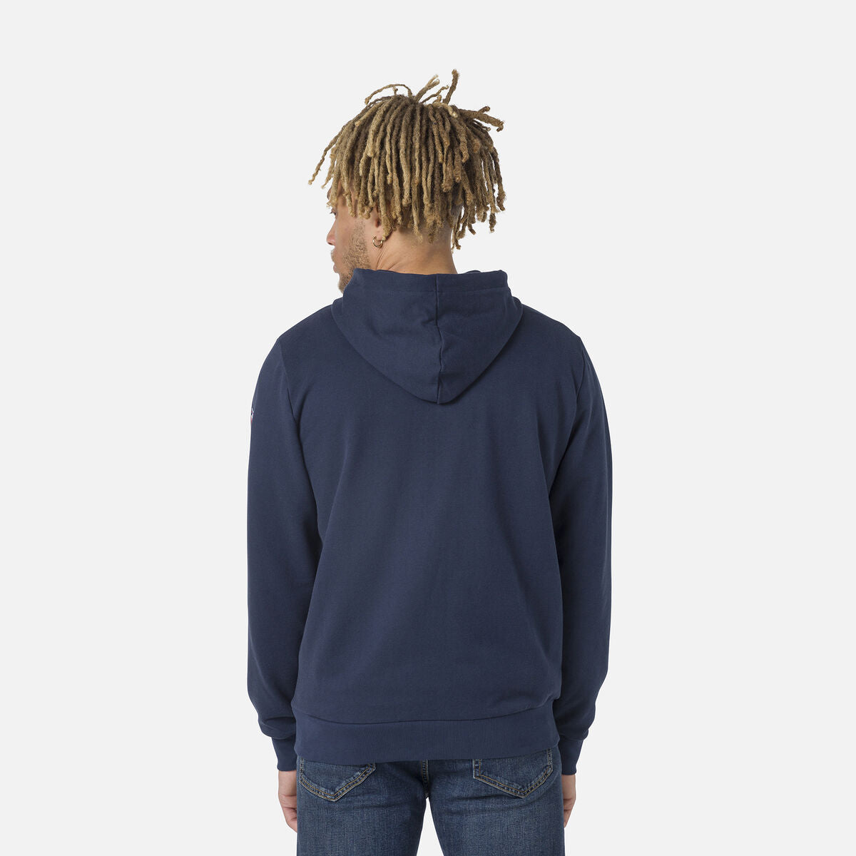 Hanorac barbati Rossignol LOGO SWEAT FZ HOOD FL - Dark navy