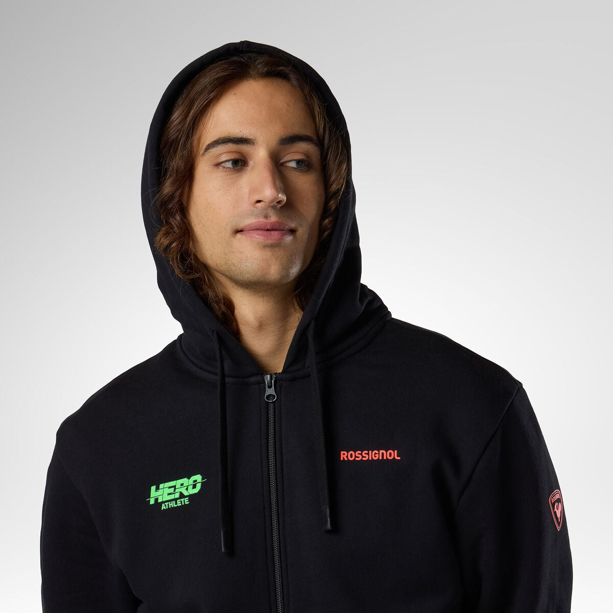 Hanorac barbati Rossignol HERO FZH - Black