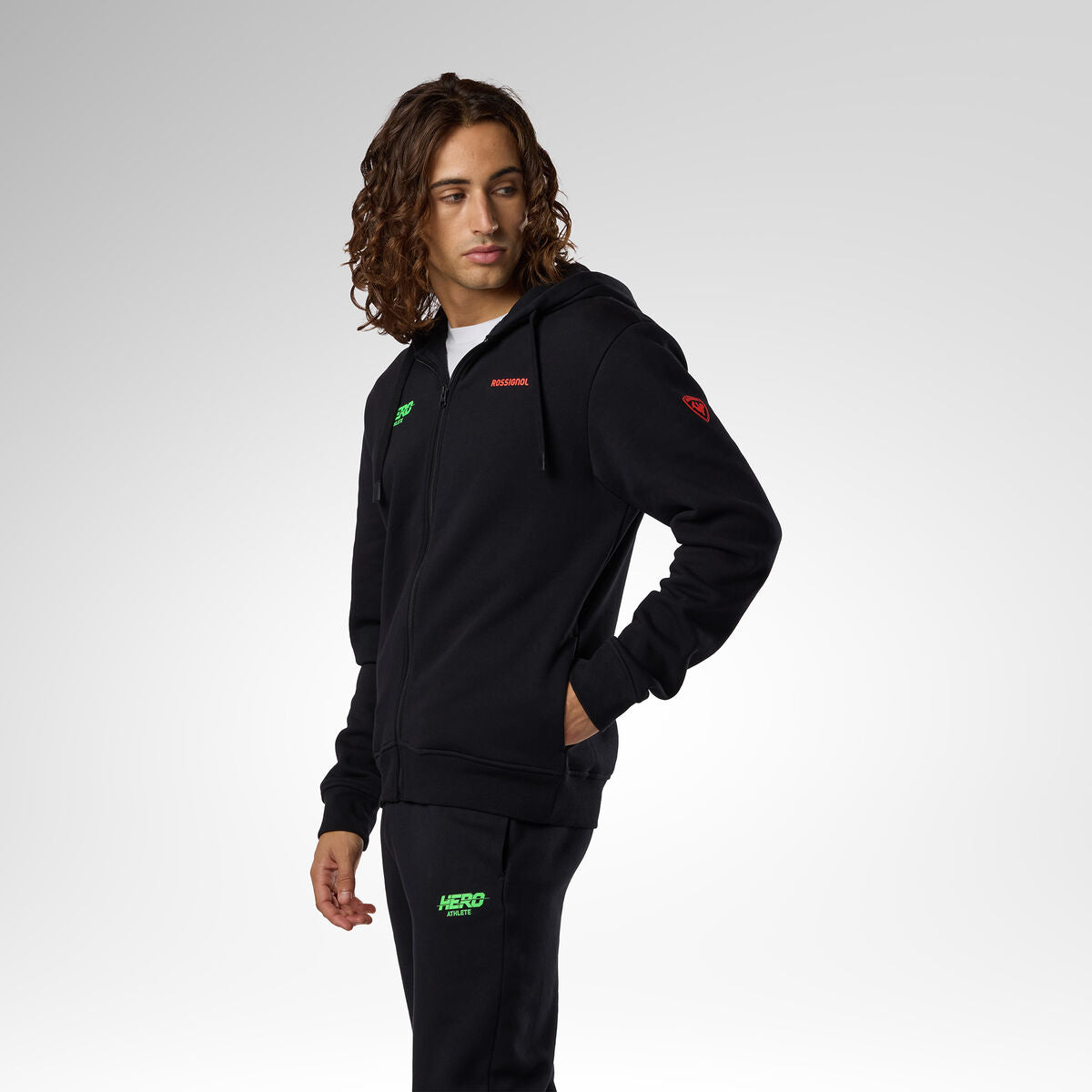 Hanorac barbati Rossignol HERO FZH - Black