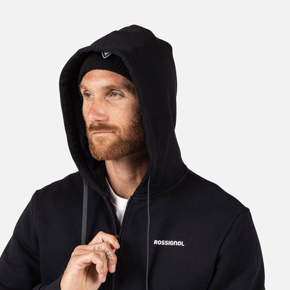 Hanorac barbati Rossignol Presset Full-Zip Hooded- Black