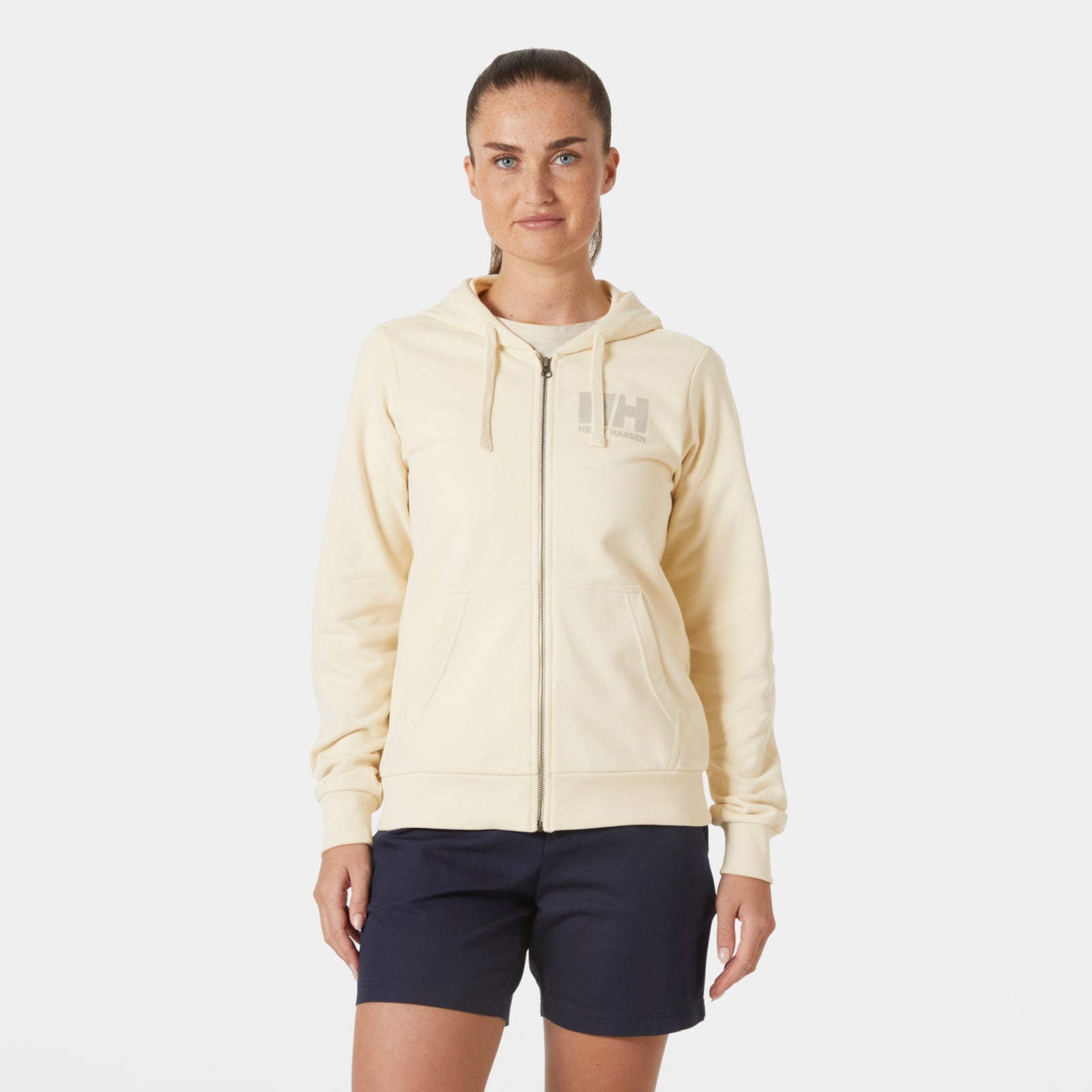 Hanorac dama Helly Hansen HH Logo Full Zip Hoodie 2.0