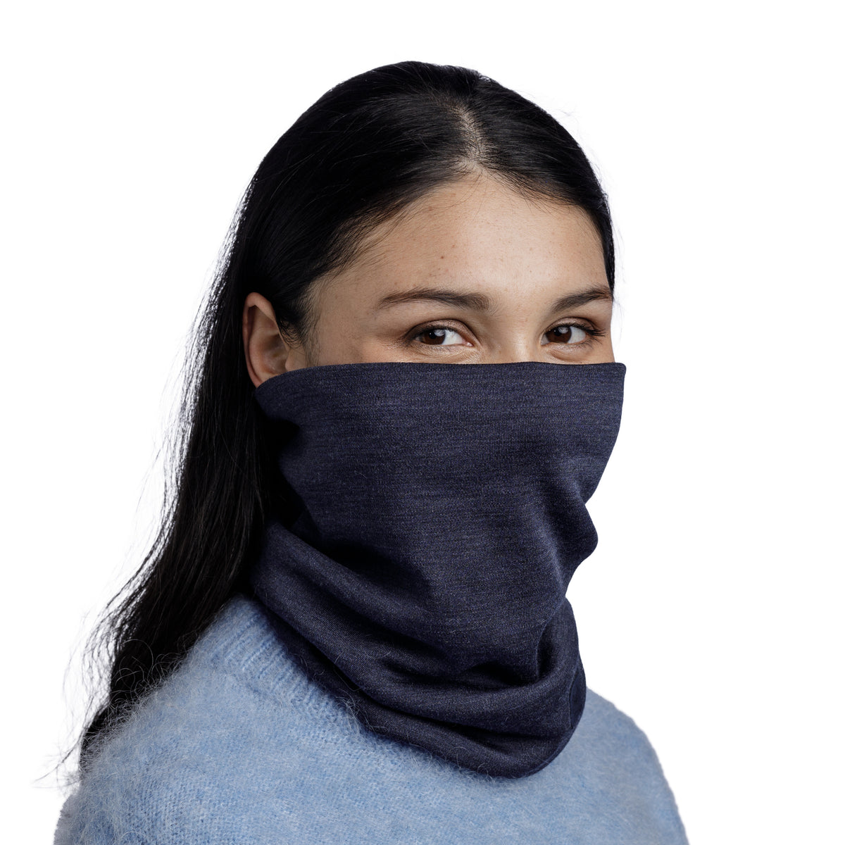 Heavy Weight merino SOLID indigo