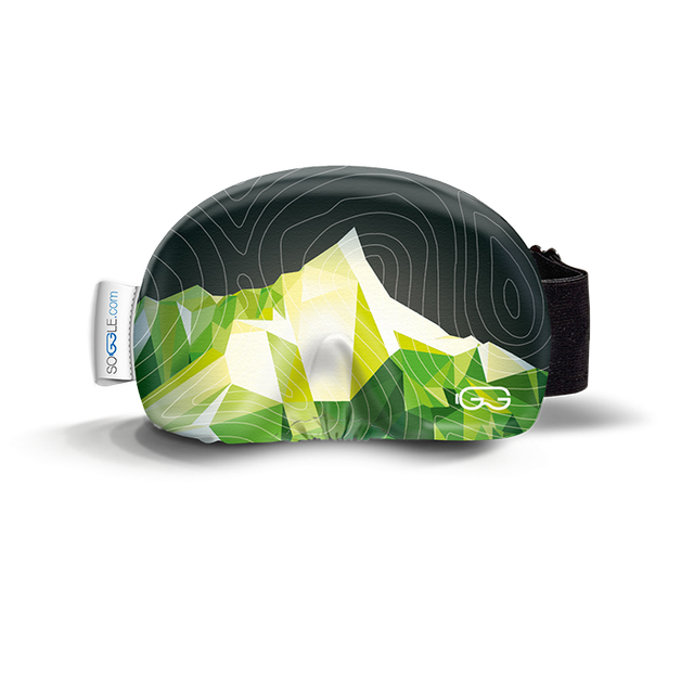 Husa ochelari SOGGLE structure diamond green