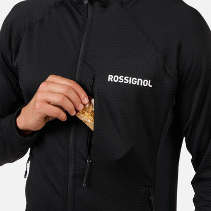 Jacheta barbati Rossignol Blackside mix fzh fleece Black