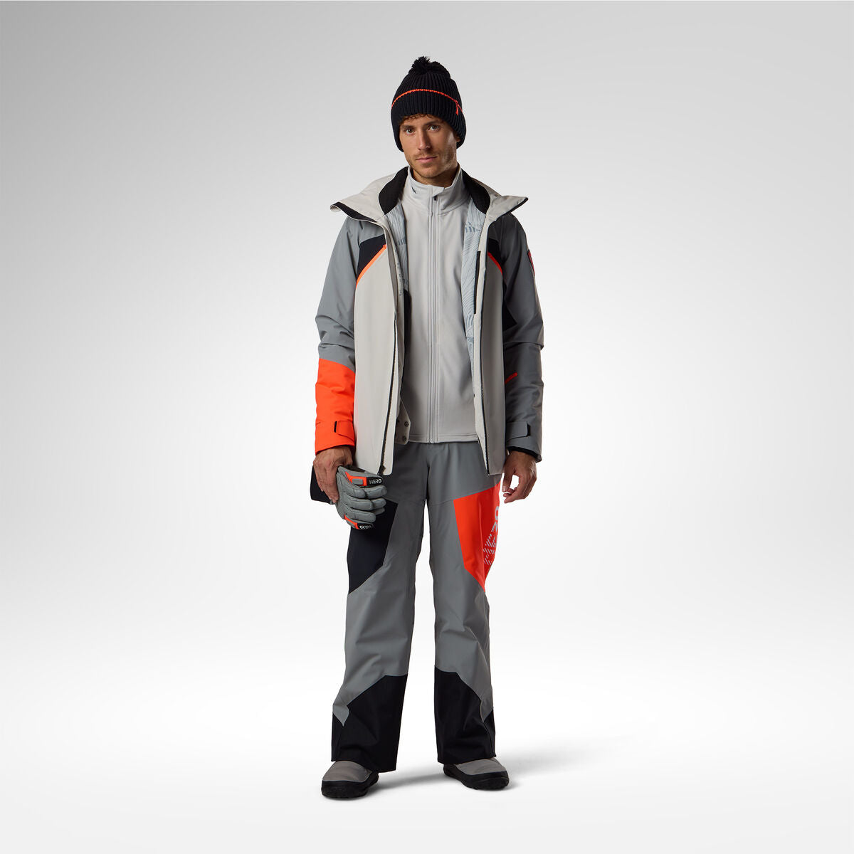 Jacheta barbati Rossignol M HERO stretch fleece jacket Light grey