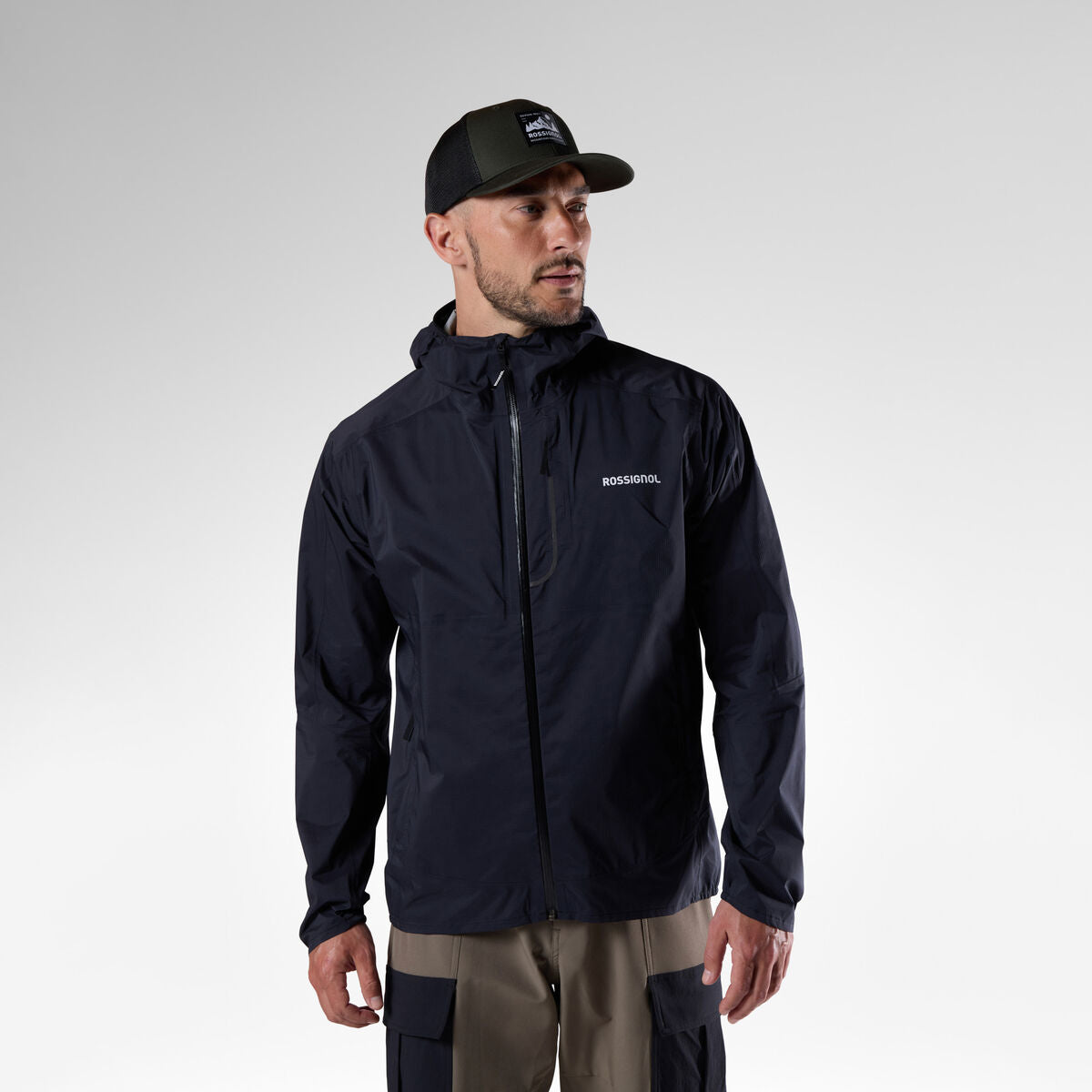 Jacheta barbati Rossignol M RAINPROOF  2.5L SHELL - Black