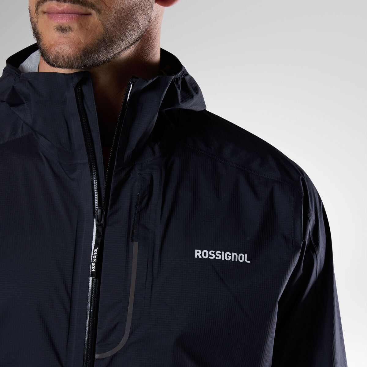 Jacheta barbati Rossignol M RAINPROOF  2.5L SHELL - Black