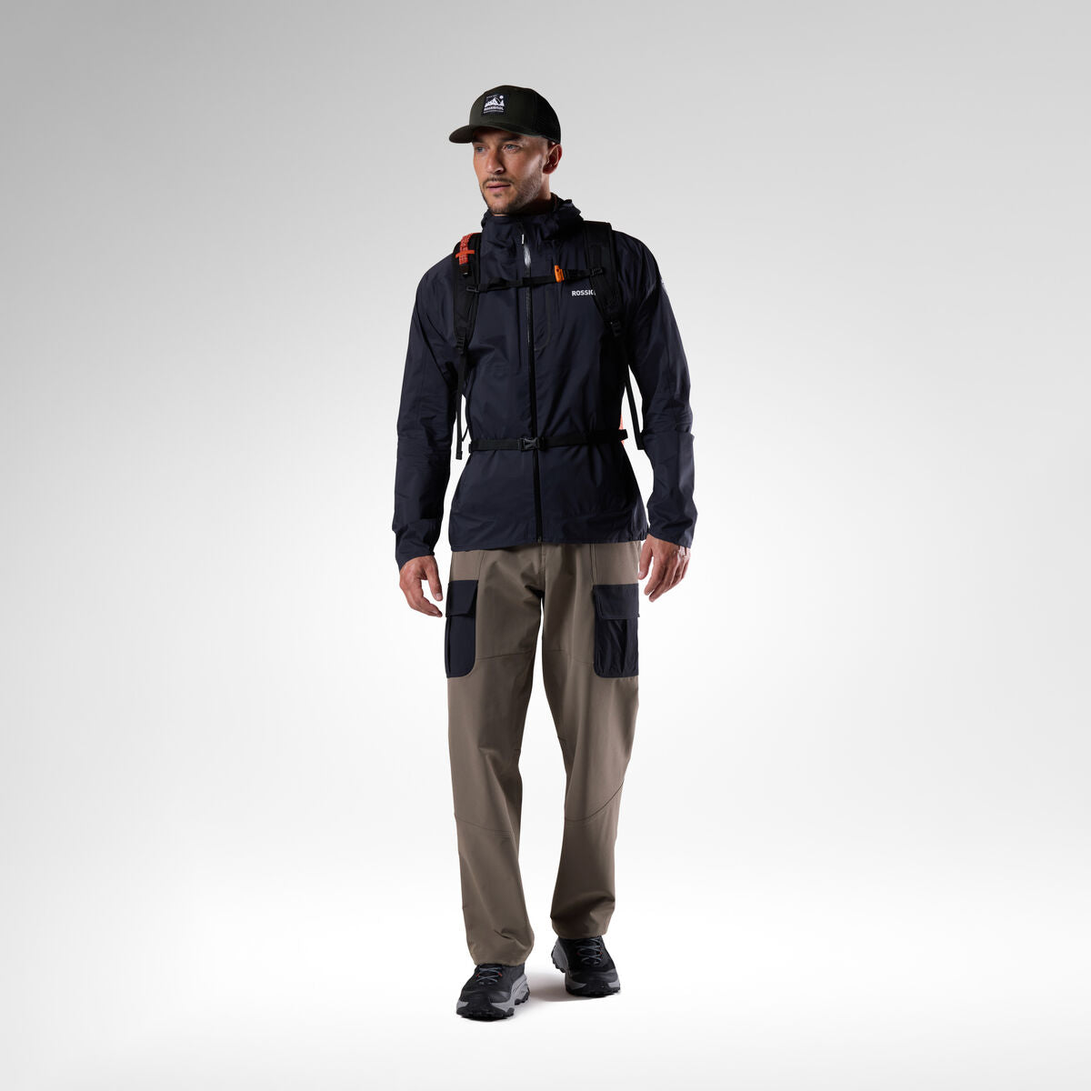 Jacheta barbati Rossignol M RAINPROOF  2.5L SHELL - Black