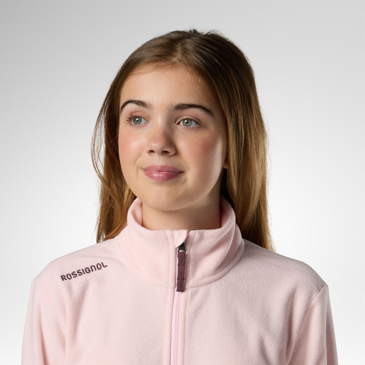 Jacheta copii Rossignol JR polar fleece Pale lilac
