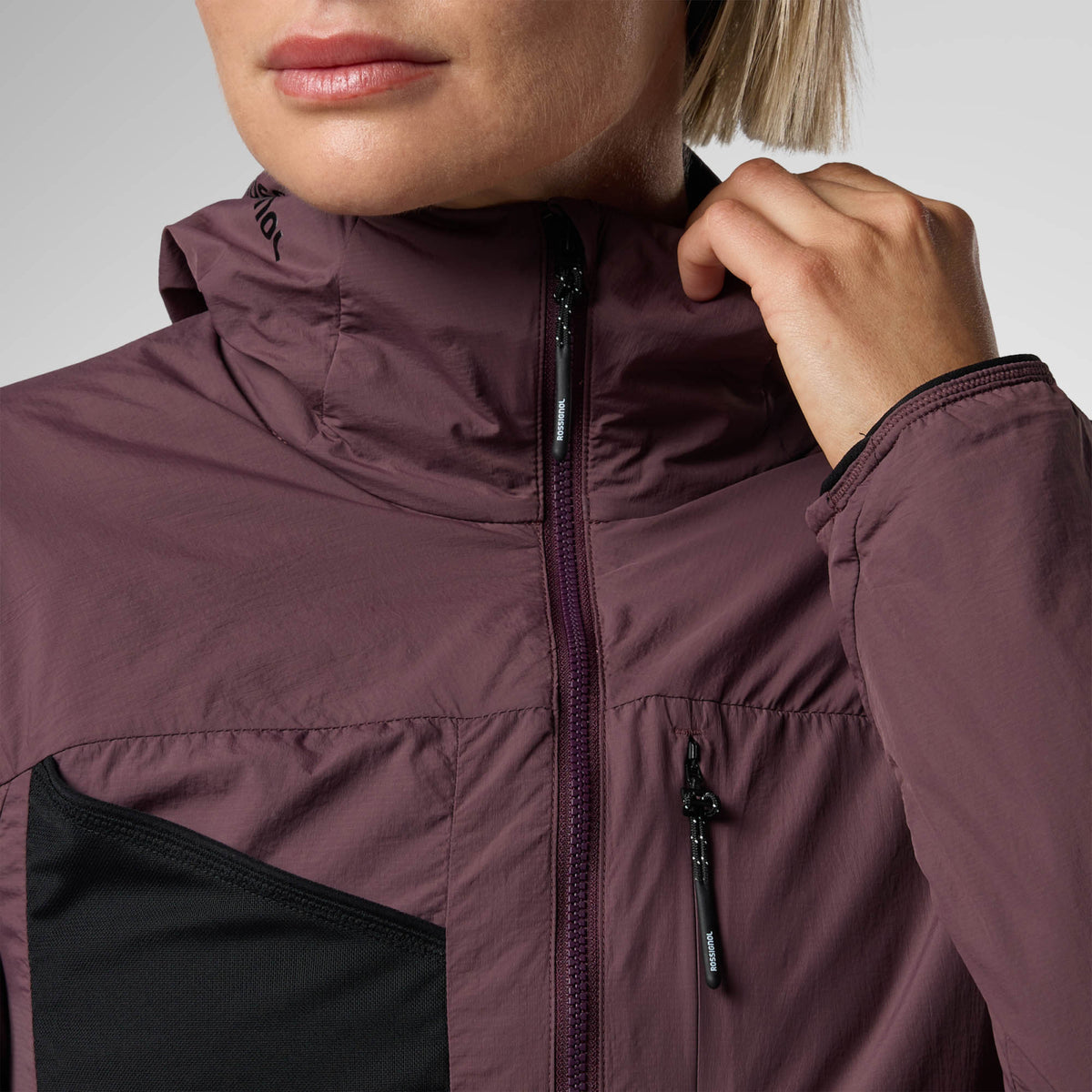 Jacheta dama Rossignol - W Venon active hoodie - Huckleberry