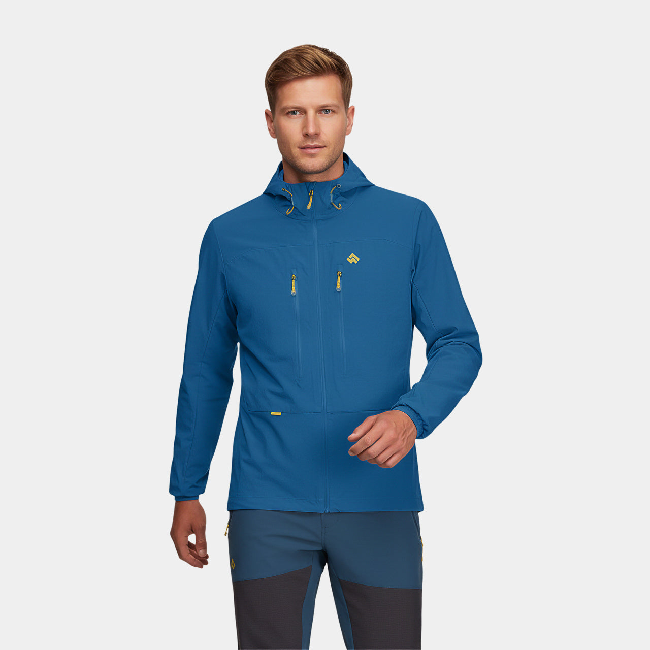 Alpinus Pourri – Jachetă Softshell Bărbați Blue DWR