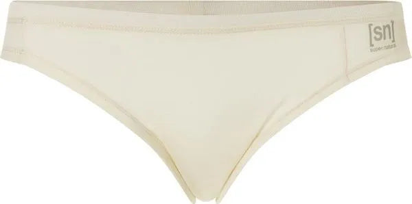 Lenjerie Merino pentru femei SN Super.Natural TUNDRA175 THONG Fresh White
