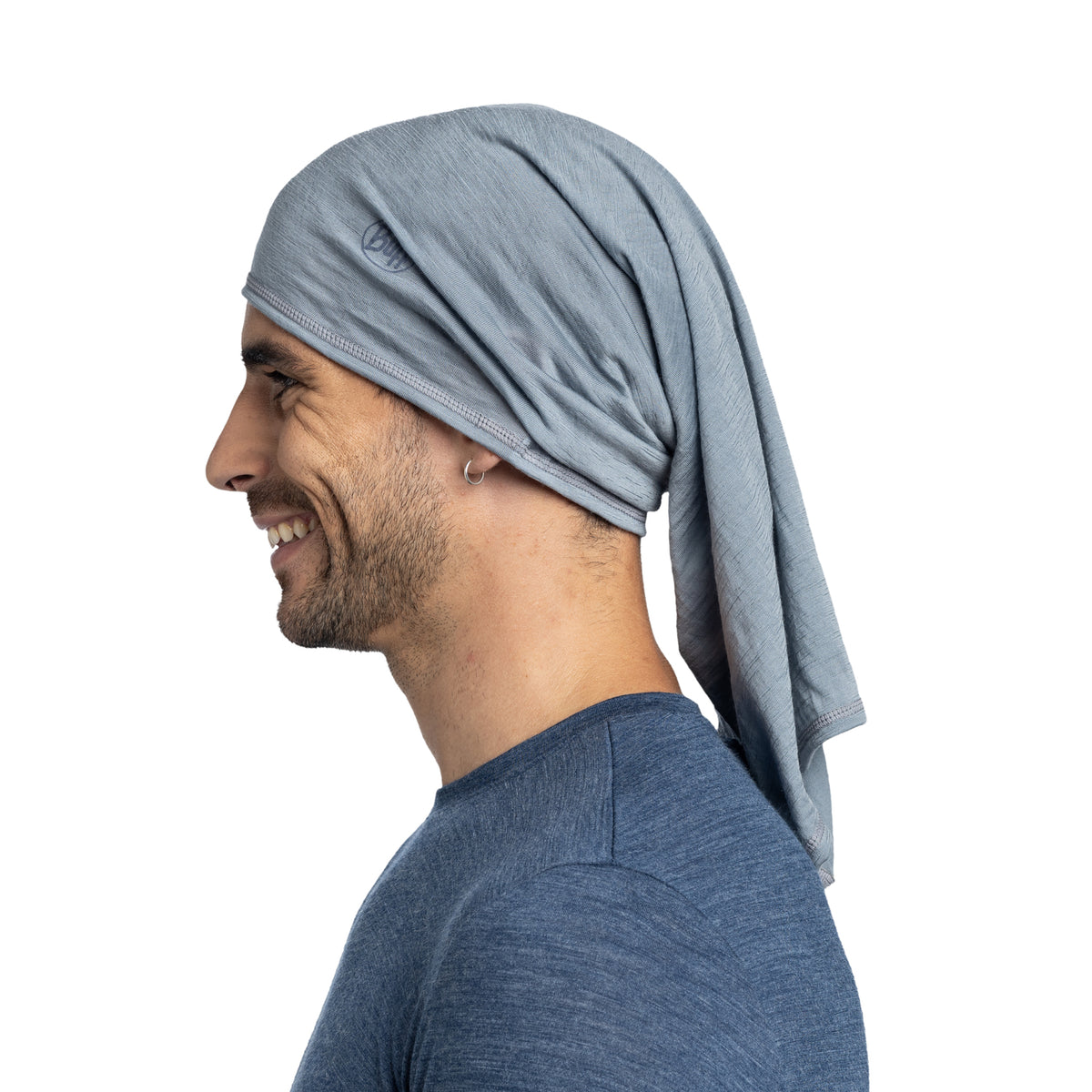 Light Weight merino wool Solid Flint