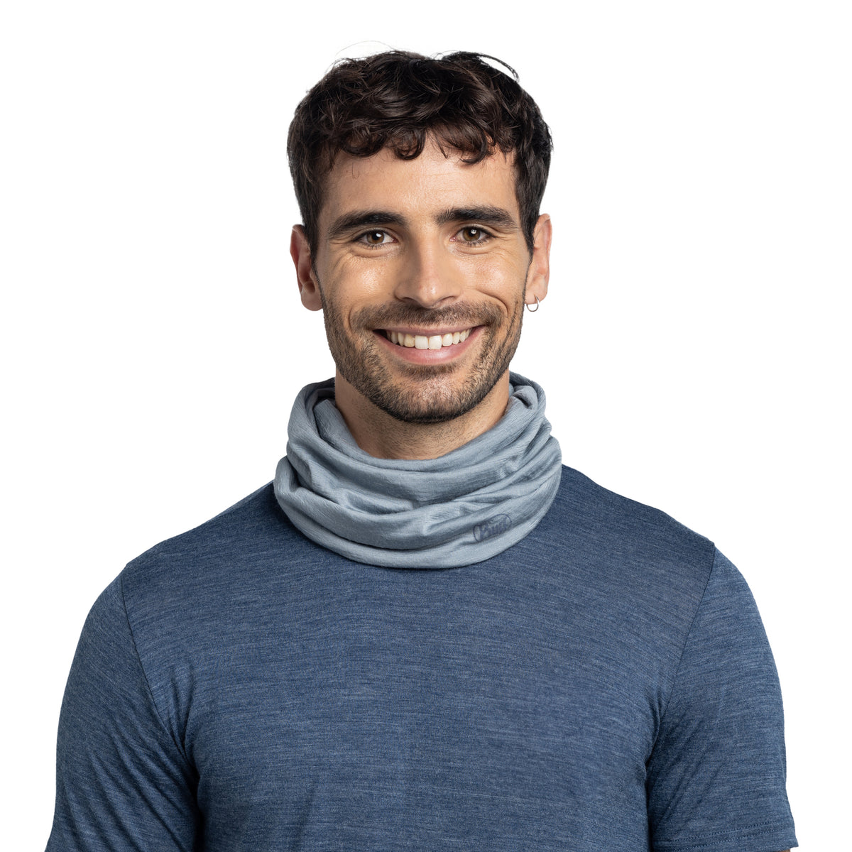 Light Weight merino wool Solid Flint