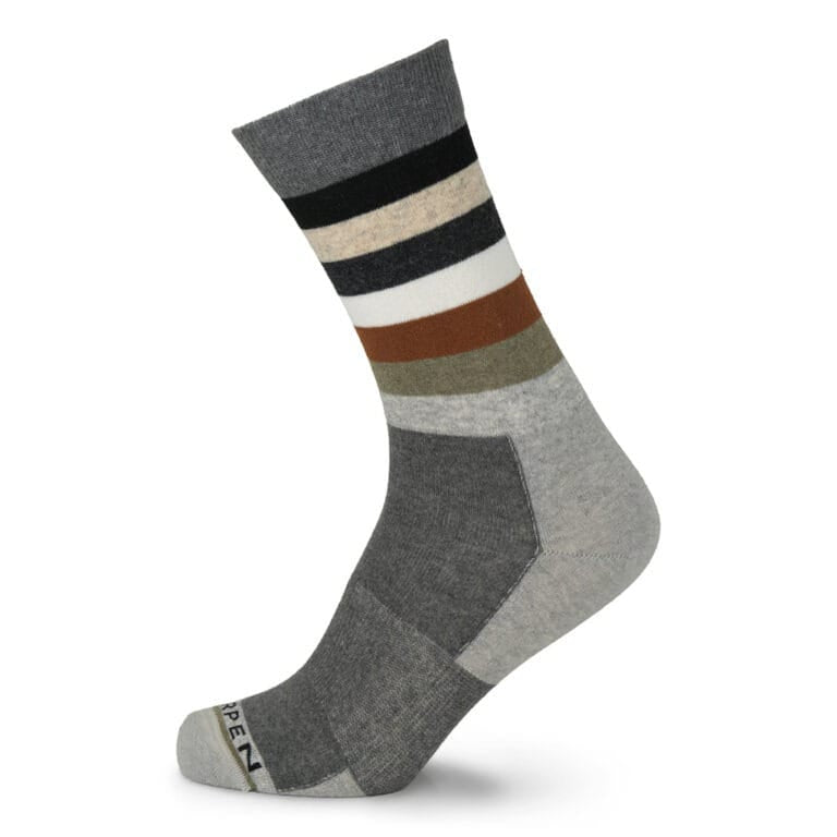 Lorpen T2 Lifestyle Wool Stripe Crew Sosete Unisex