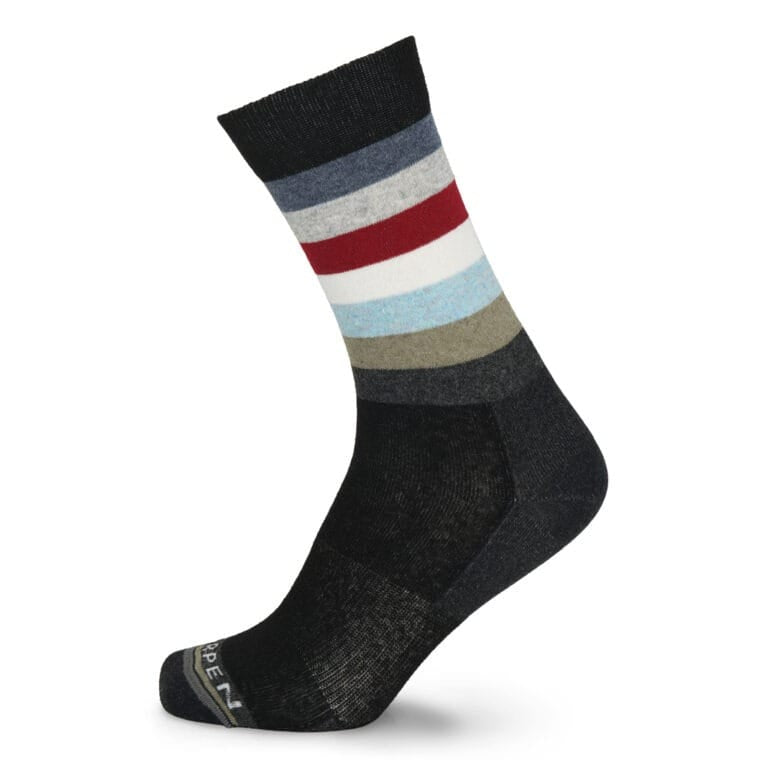 Lorpen T2 Lifestyle Wool Stripe Crew Sosete Unisex