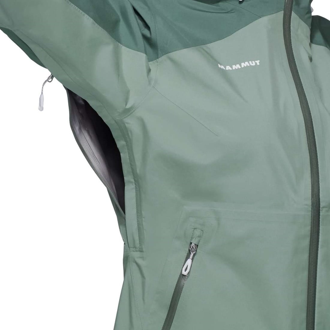 Mammut Convey Tour HS Hooded Jade Dark Jade Geaca Drumetie Femei