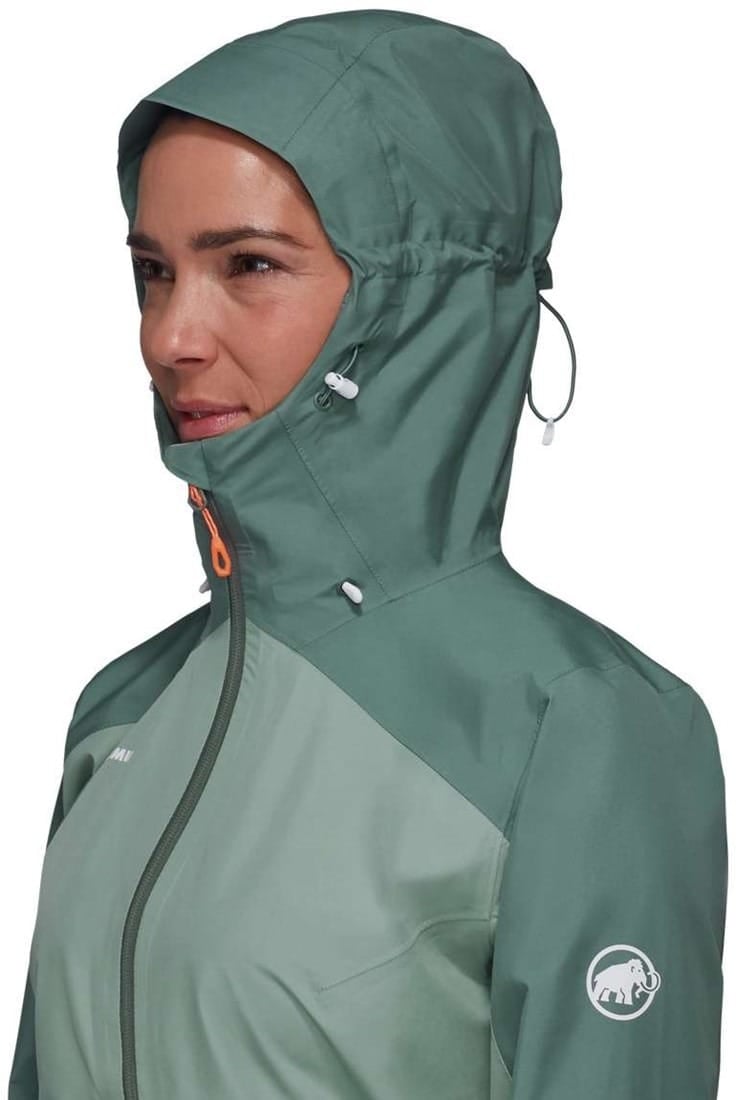 Mammut Convey Tour HS Hooded Jade Dark Jade Geaca Drumetie Femei
