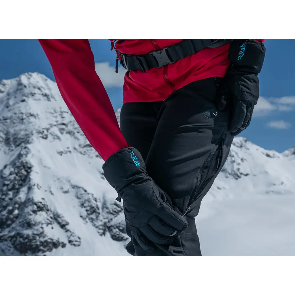 Mammut Winter Hiking Softshell Ws Black Pantaloni Drumetie Femei