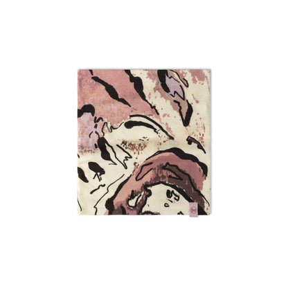 Heavy Weight merino wool digital prints HALLY LILAC ICE