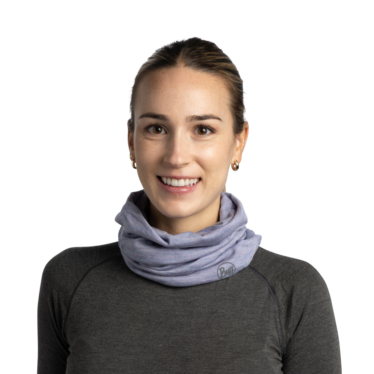 Mid Weight merino wool MELANGE IRIS