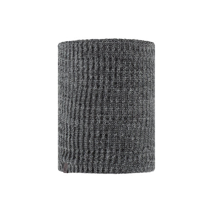 Neckwarmer Fleece crosetat Jarn grey heather