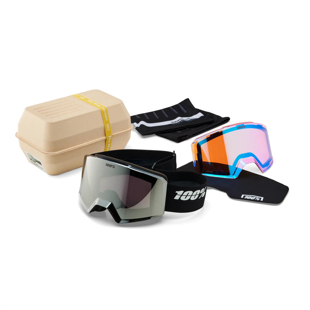 Ochelari schi 100% - SNOWCRAFT HiPER Goggle Cement - Mirror Copper Lens