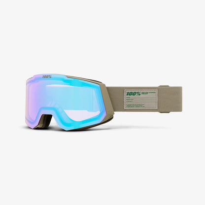 Ochelari schi 100% - SNOWCRAFT HiPER Goggle Cement - Mirror Copper Lens