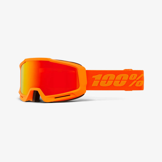 Ochelari schi 100% - OKAN HiPER Goggle Fluo Orange - Mirror Red Lens