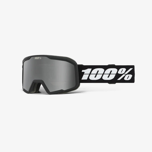 Ochelari schi 100% - VALNOR - Black - Mirror Silver Lens