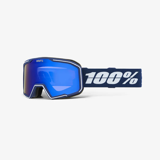 Ochelari schi 100% - VALNOR - Indigo - Mirror Blue Lens