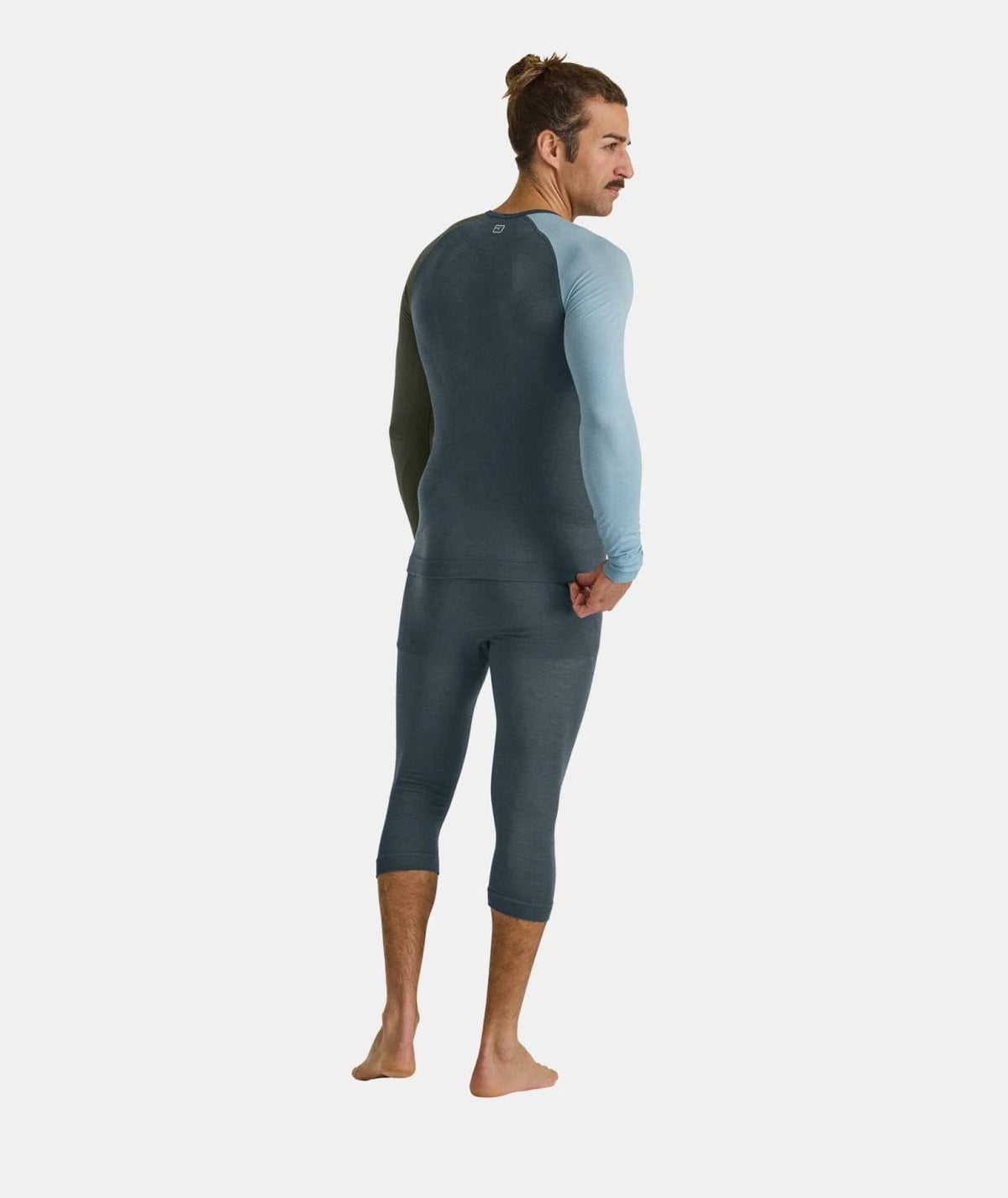 Ortovox 120 Competition Light Petrol Blue Bluza de Corp Merino Multisport Barbati