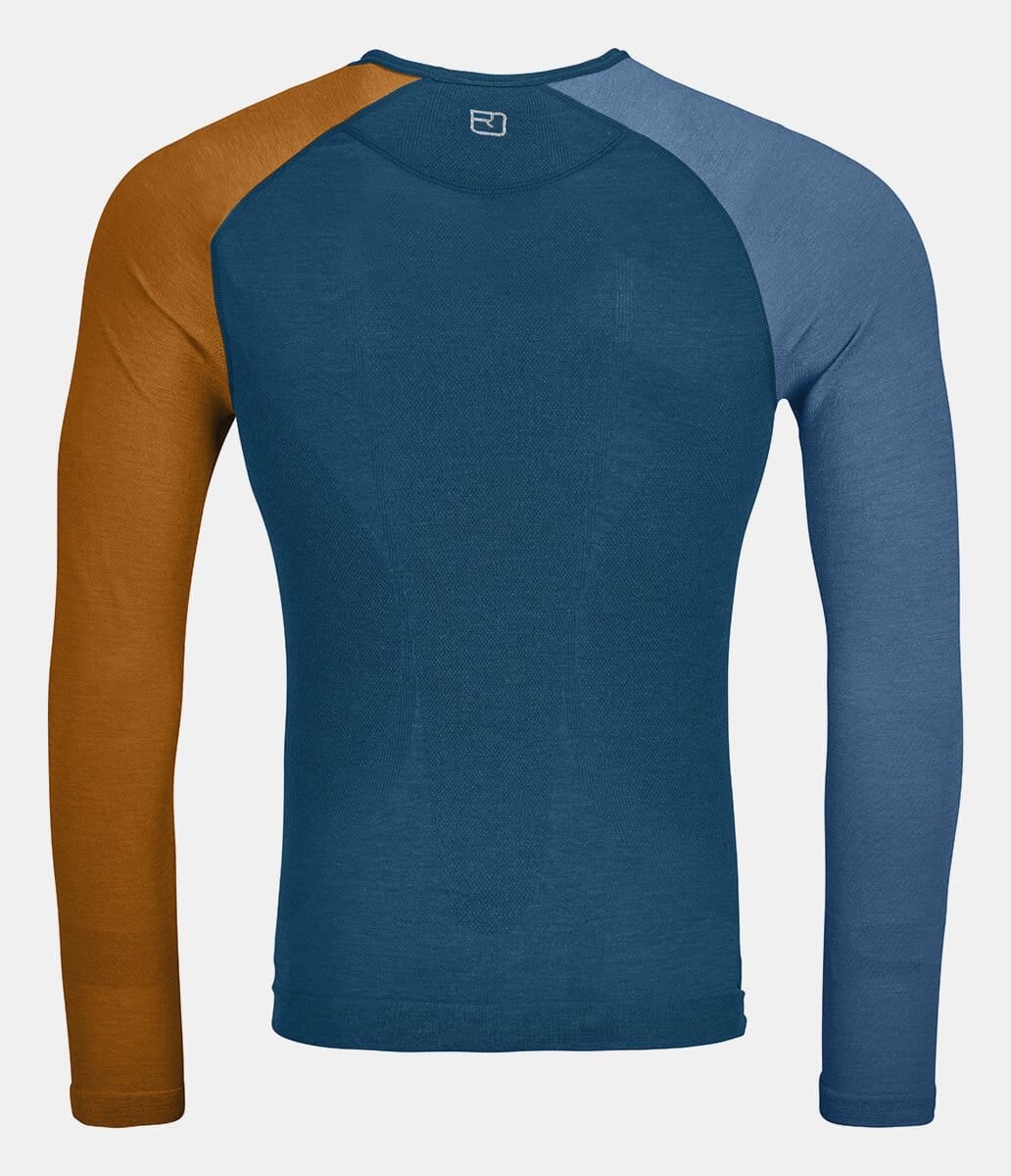 Ortovox 120 Competition Light Petrol Blue Bluza de Corp Merino Multisport Barbati