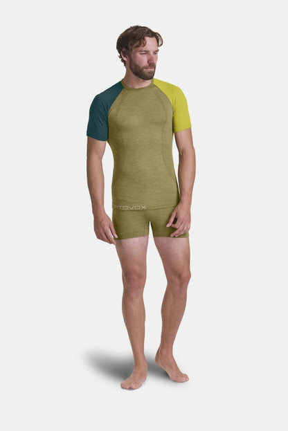 Ortovox 120 Competition Light Petrol Blue Tricou Merino Multisport Barbati